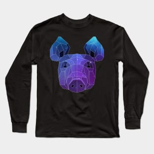 Galaxy Pig Long Sleeve T-Shirt